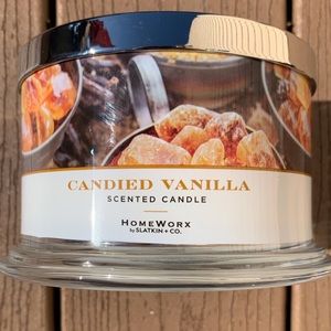🆕CANDIED VANILLA HARRY SLATKIN HOMEWORX 4 WICK, 18oz CANDLE NWTS!